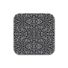 Ornate Pattern Mosaic Rubber Square Coaster (4 Pack)  by dflcprints