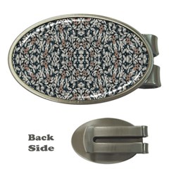 Ornate Pattern Mosaic Money Clips (oval)  by dflcprints