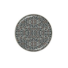 Ornate Pattern Mosaic Hat Clip Ball Marker by dflcprints