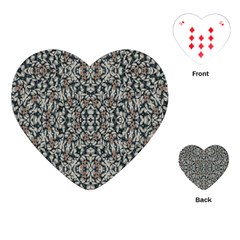 Ornate Pattern Mosaic Playing Cards (heart)  by dflcprints