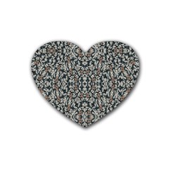 Ornate Pattern Mosaic Heart Coaster (4 Pack)  by dflcprints