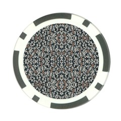 Ornate Pattern Mosaic Poker Chip Card Guard by dflcprints