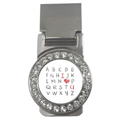 Love Alphabet Money Clips (cz)  by Valentinaart