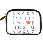 Love Alphabet Digital Camera Cases Front