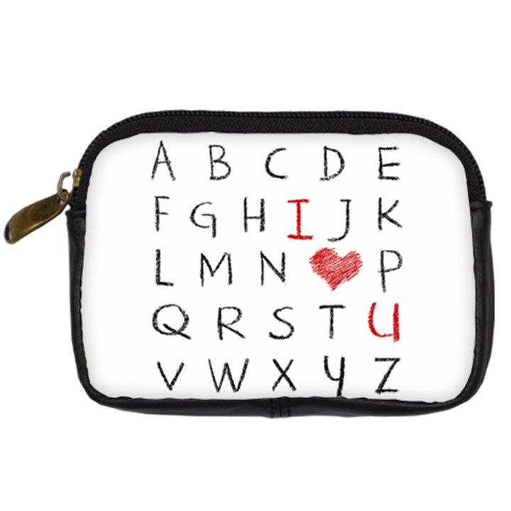 Love Alphabet Digital Camera Cases