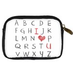 Love Alphabet Digital Camera Cases Back