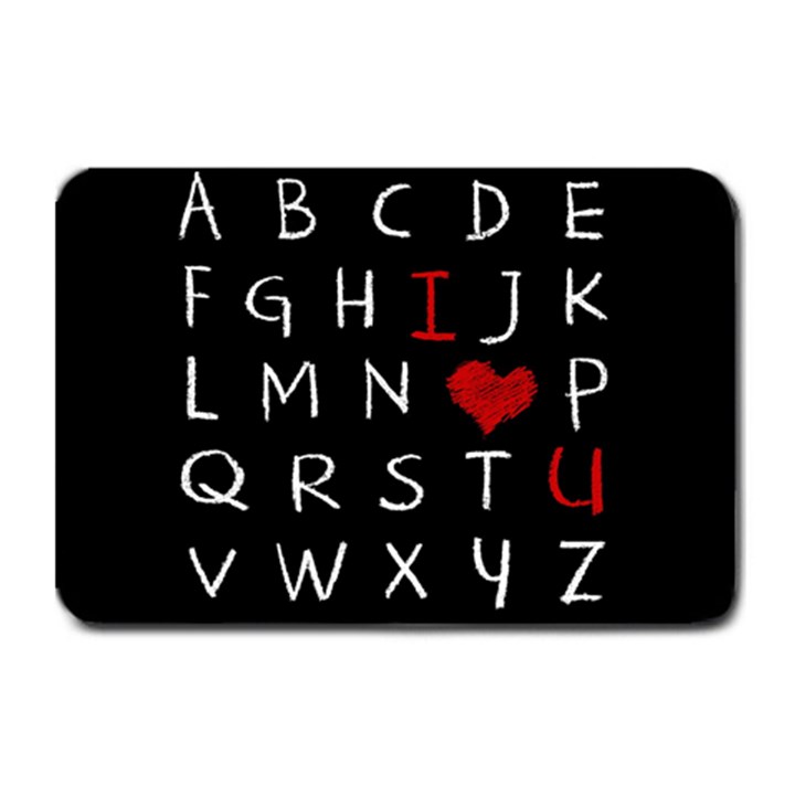 Love Alphabet Plate Mats