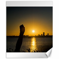 Sunset Cityscape Scene, Montevideo, Uruguay11 Canvas 16  X 20   by dflcprints