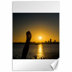 Sunset Cityscape Scene, Montevideo, Uruguay11 Canvas 20  X 30   by dflcprints