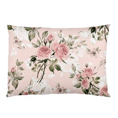 Pink Shabby Chic Floral Pillow Case by NouveauDesign