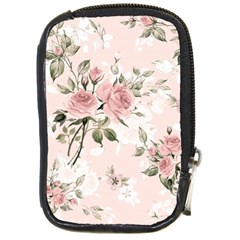 Pink Shabby Chic Floral Compact Camera Cases by NouveauDesign