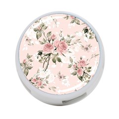 Pink Shabby Chic Floral 4-port Usb Hub (one Side) by NouveauDesign