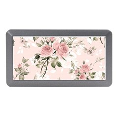 Pink Shabby Chic Floral Memory Card Reader (mini) by NouveauDesign