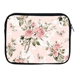 pink shabby chic floral Apple iPad 2/3/4 Zipper Cases Front