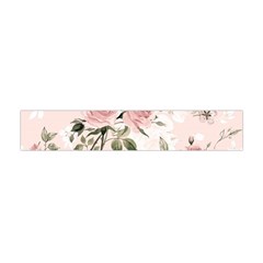 Pink Shabby Chic Floral Flano Scarf (mini) by NouveauDesign