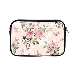 Pink Shabby Chic Floral Apple Macbook Pro 13  Zipper Case by NouveauDesign