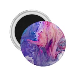 Marbled,ultraviolet,violet,purple,pink,blue,white,stone,marble,modern,trendy,beautiful 2 25  Magnets by NouveauDesign