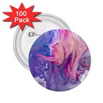 marbled,ultraviolet,violet,purple,pink,blue,white,stone,marble,modern,trendy,beautiful 2.25  Buttons (100 pack)  Front