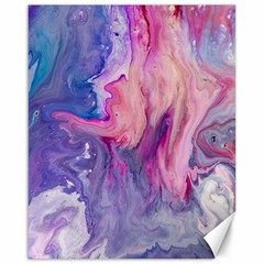 Marbled,ultraviolet,violet,purple,pink,blue,white,stone,marble,modern,trendy,beautiful Canvas 16  X 20   by NouveauDesign