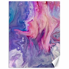 Marbled,ultraviolet,violet,purple,pink,blue,white,stone,marble,modern,trendy,beautiful Canvas 18  X 24   by NouveauDesign