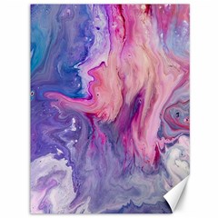 Marbled,ultraviolet,violet,purple,pink,blue,white,stone,marble,modern,trendy,beautiful Canvas 36  X 48   by NouveauDesign