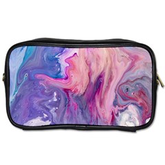 Marbled,ultraviolet,violet,purple,pink,blue,white,stone,marble,modern,trendy,beautiful Toiletries Bags 2-side by NouveauDesign