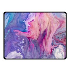 Marbled,ultraviolet,violet,purple,pink,blue,white,stone,marble,modern,trendy,beautiful Fleece Blanket (small) by NouveauDesign