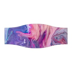 Marbled,ultraviolet,violet,purple,pink,blue,white,stone,marble,modern,trendy,beautiful Stretchable Headband by NouveauDesign