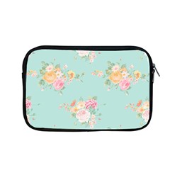 Mint,shabby Chic,floral,pink,vintage,girly,cute Apple Macbook Pro 13  Zipper Case by NouveauDesign