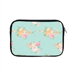 Mint,shabby Chic,floral,pink,vintage,girly,cute Apple Macbook Pro 15  Zipper Case by NouveauDesign