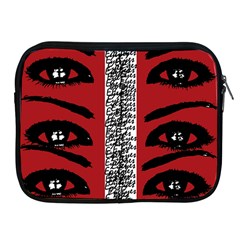 Eyes Have It Print Apple Ipad 2/3/4 Zipper Cases by julissadesigns