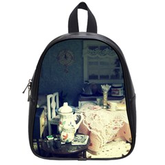 Abandonded Dollhouse School Bag (small) by snowwhitegirl