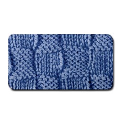 Knitted Wool Square Blue Medium Bar Mats by snowwhitegirl