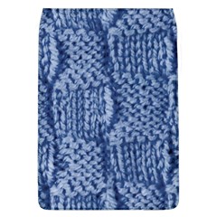 Knitted Wool Square Blue Flap Covers (l)  by snowwhitegirl