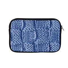 Knitted Wool Square Blue Apple Macbook Pro 13  Zipper Case by snowwhitegirl