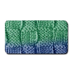 Knitted Wool Square Blue Green Medium Bar Mats by snowwhitegirl