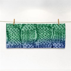 Knitted Wool Square Blue Green Cosmetic Storage Cases by snowwhitegirl