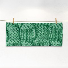 Knitted Wool Square Green Cosmetic Storage Cases by snowwhitegirl