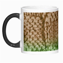 Knitted Wool Square Beige Green Morph Mugs by snowwhitegirl