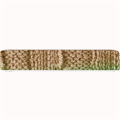 Knitted Wool Square Beige Green Small Bar Mats