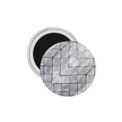 Silver Grid Pattern 1 75  Magnets by dflcprints