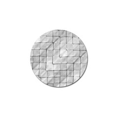 Silver Grid Pattern Golf Ball Marker (4 Pack) by dflcprints