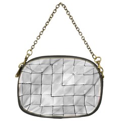 Silver Grid Pattern Chain Purses (two Sides)  by dflcprints