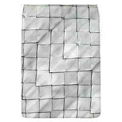 Silver Grid Pattern Flap Covers (l)  by dflcprints