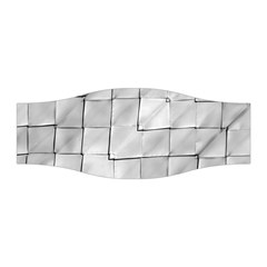 Silver Grid Pattern Stretchable Headband by dflcprints