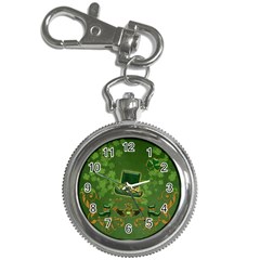 Happy St  Patrick s Day With Clover Key Chain Watches by FantasyWorld7