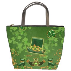 Happy St  Patrick s Day With Clover Bucket Bags by FantasyWorld7