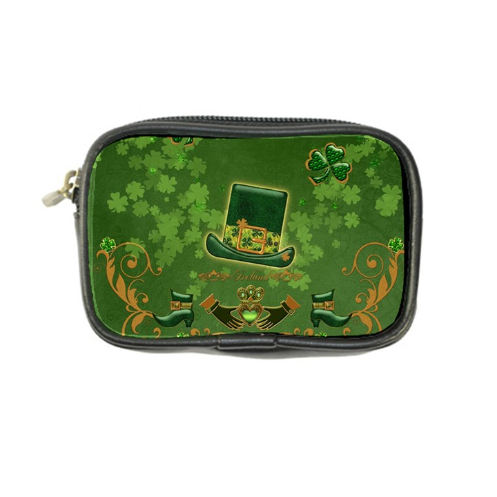 Happy st. patrick s day with clover Coin Purse