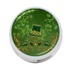 Happy St  Patrick s Day With Clover 4-port Usb Hub (two Sides)  by FantasyWorld7