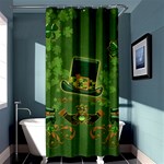 Happy st. patrick s day with clover Shower Curtain 36  x 72  (Stall)  Curtain(36 X72 ) - 33.26 x66.24  Curtain(36 X72 )